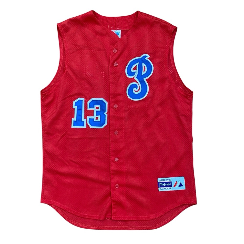 Vintage Philadelphia Phillies No 13 Mesh Sleeveless Jersey